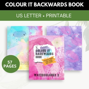 Tracing books digital download, reverse coloring books for adults printable, relaxation gifts for women, stress relief gift for her, doodle
