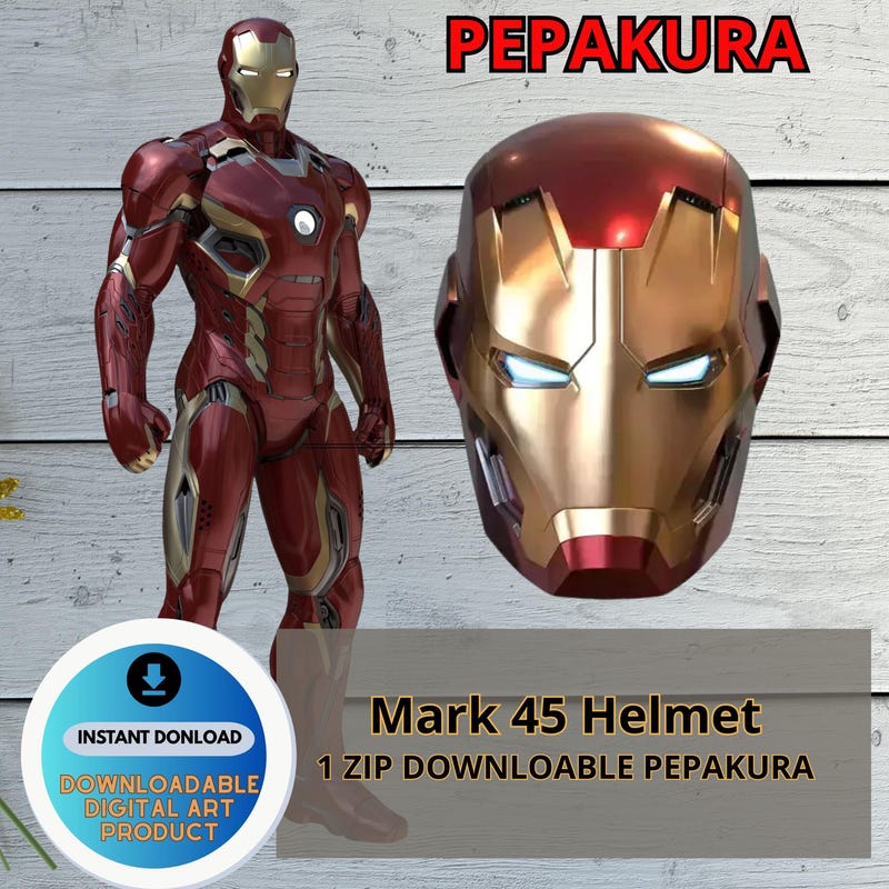 Iron Man Helmet Template Etsy
