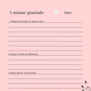 Gratitude practice