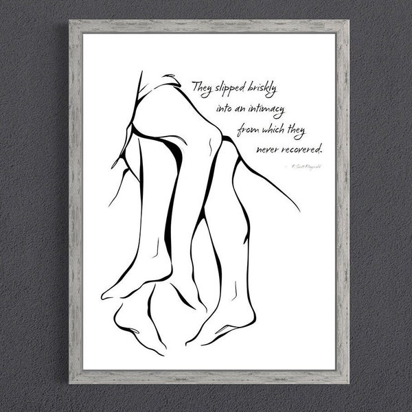 Intercause Drawing Intercourse Drawing - Etsy