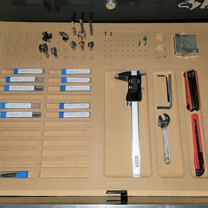 CNC Router Deluxe Tool and Bit Organizer Storage Tray - Digital File - Etsy