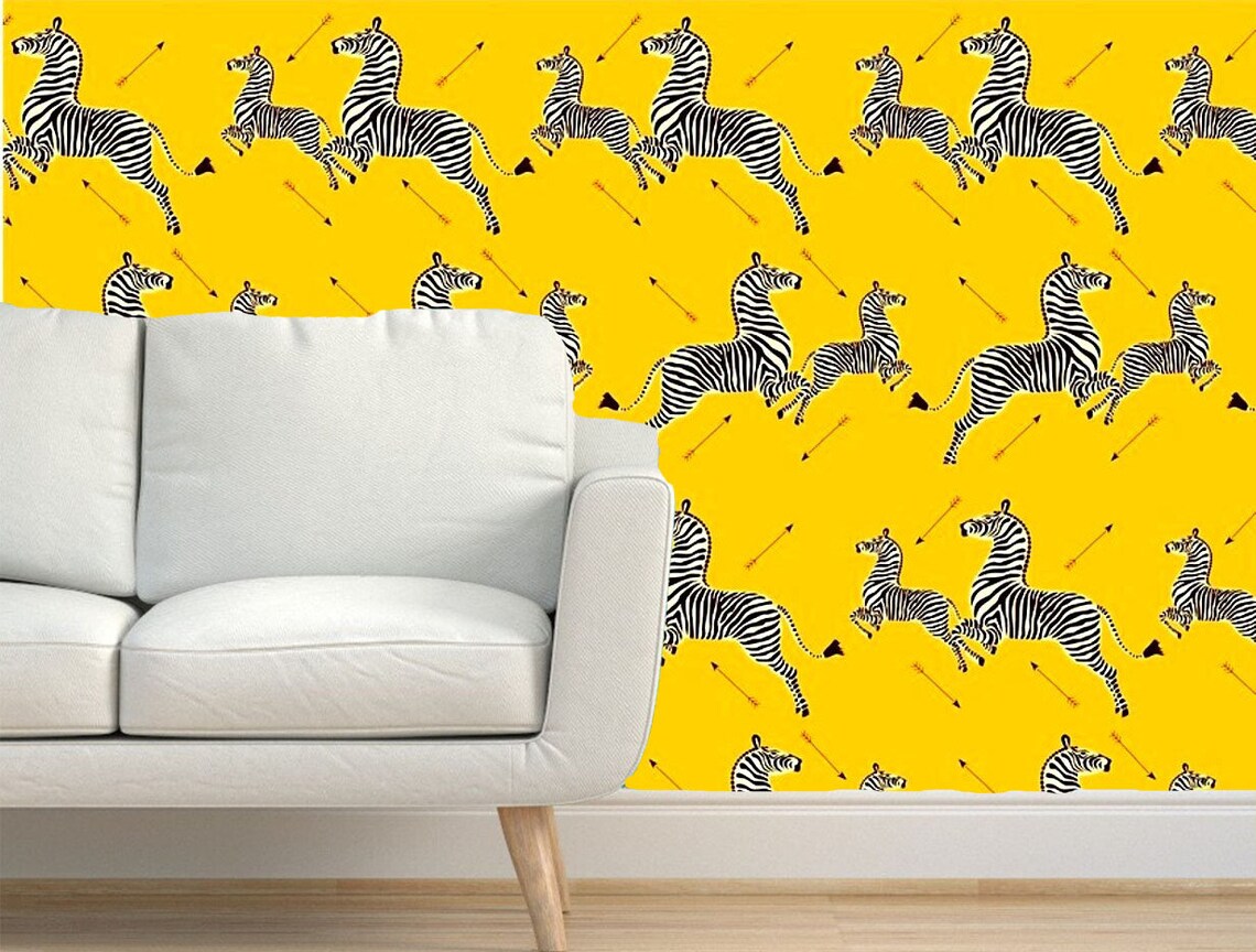 Zebra Wallpaper peel and Stick Wall Decoration Wallpaper - Etsy