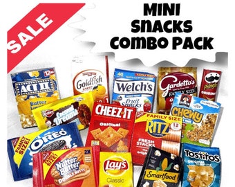 Imprimable 1:12 ALL Snacks pack - Jouets de poupée - Téléchargement instantané DIY - Poupées - Mini / Accessoires de jouets miniatures