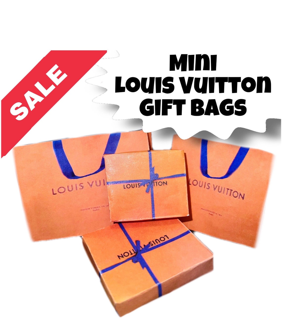 Printable 16 Louis Vuitton Gift Bags/boxes Pack Doll Toys Etsy