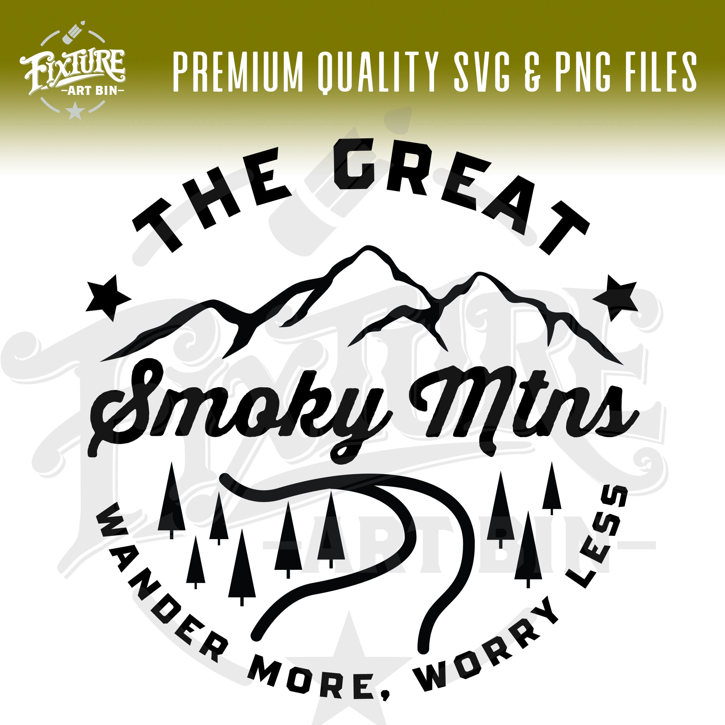 Buy Smoky Mountain SVG Camper Svg Hiking SVG Mountain Vector Online in ...
