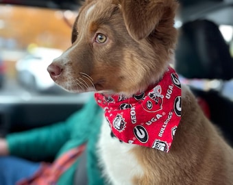 GA Bulldogs Dog Bandana