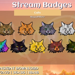 猫 || ストリームバッジ