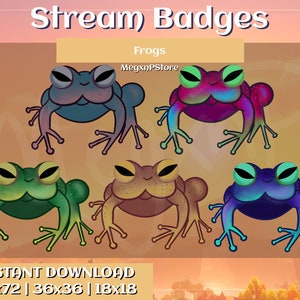 Frogs || Stream Badges