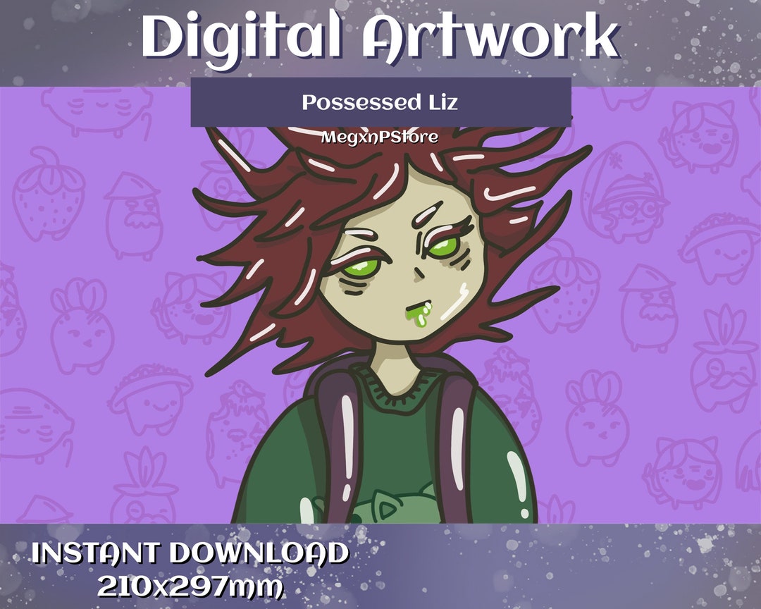 Possessed Liz Digital Artwork Etsy