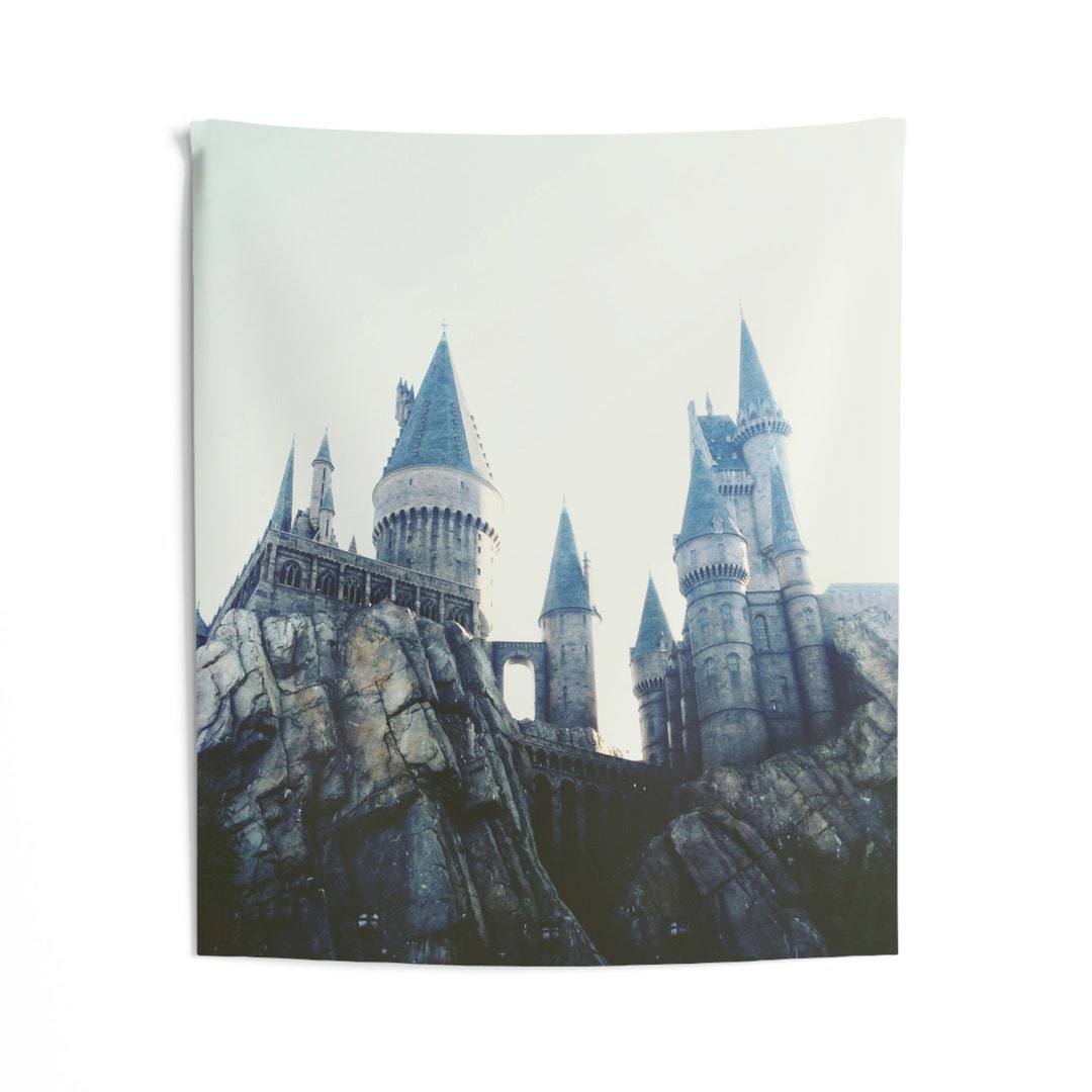 Hogwarts Castle Indoor Wall Tapestries Etsy