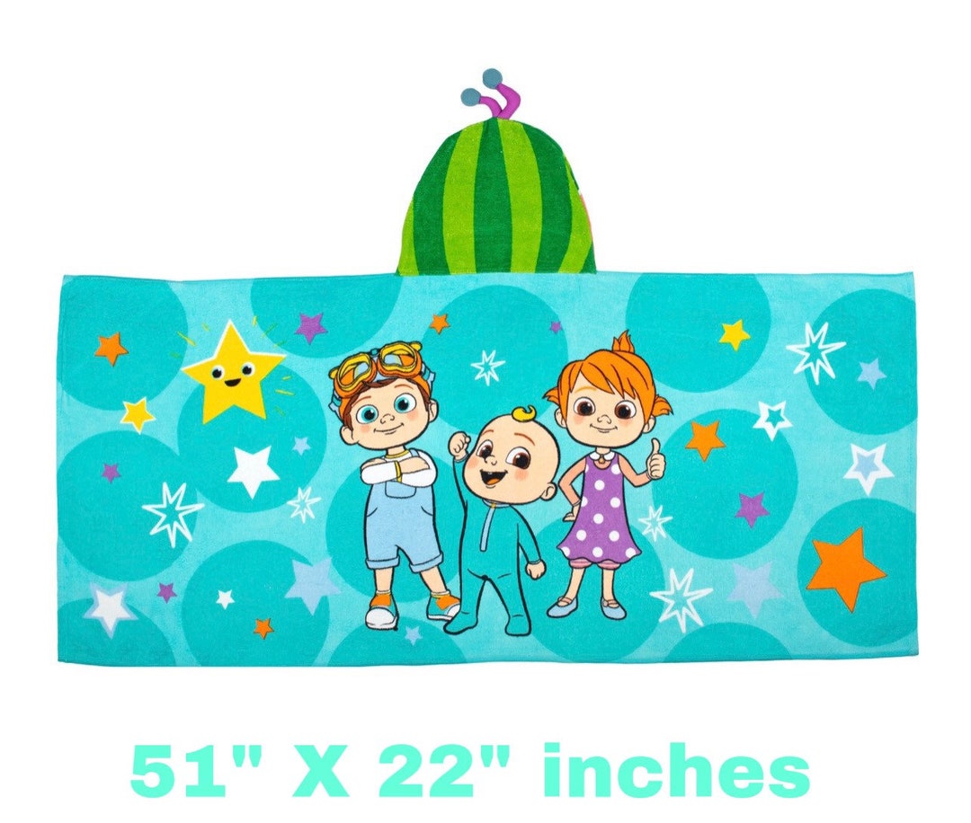 Kids Bath Hooded Towel Wrap Etsy