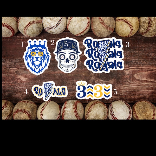 Kansas City/Royals/Stickers/Stanley Stickers/Baseball Stickers