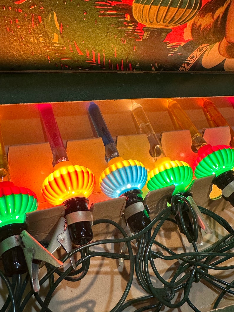 Vintage 1946 NOMA Bubble Lights Etsy