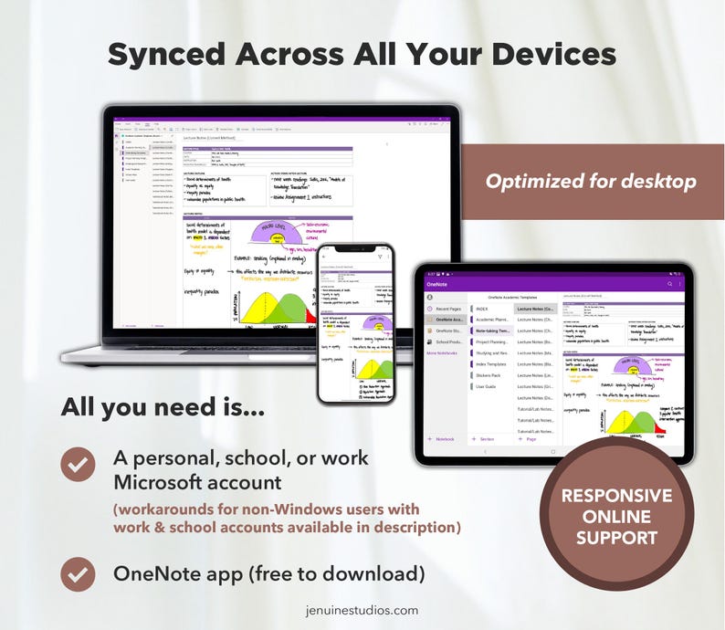Academic OneNote Templates for Students (Student Planner) Bild 5