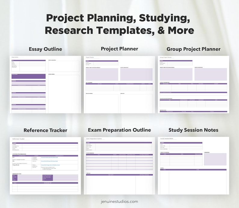 Academic OneNote Templates for Students (Student Planner) Bild 3