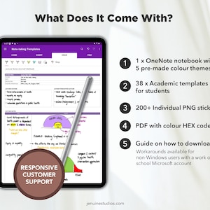 Academic OneNote Templates for Students (Student Planner) Bild 8
