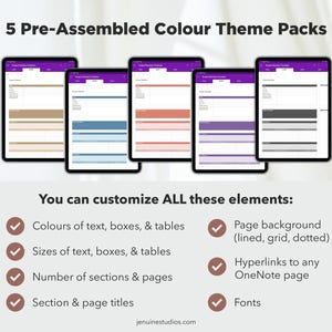 Academic OneNote Templates for Students (Student Planner) Bild 6