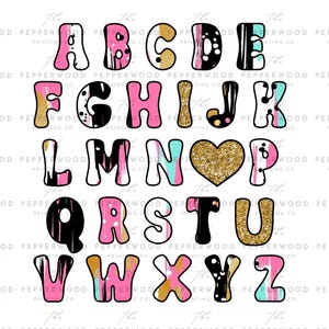 Valentine Teacher Png, Valentine Alphabet I Love You Png, Teacher png, Pre-K Teacher Shirts png, Kids Valentines Png, Brushstroke Designs