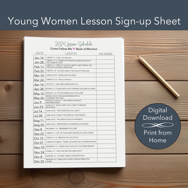 Lds Young Women Etsy