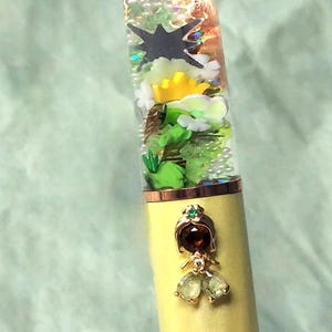 Penna galleggiante Frog Princess / Penna a sfera di neve / Inchiostro ricaricabile / Regalo di cancelleria per scrivere