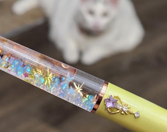 Stardust Magic Wand Float Pen: Nachfüllbare Tinte, nachfüllbares Limonengrün