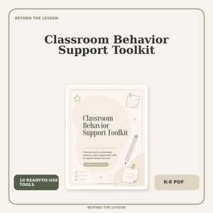 Classroom Behavior Support Toolkit | Behavior Management & Replacement Skills