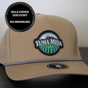 Casquette personnalisée avec logo Blackhawk | Écusson en couleur | Étiquettes en cuir personnalisées | Marchandise commerciale | Chapeau en cuir personnalisé | Chapeaux en vrac pour les entreprises