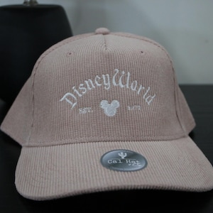 Disney world Hat | mouse ears | Disney hats for dad | vacation hats | Neutral Disney hats | neautral check | DisneyWorld hats | park gear