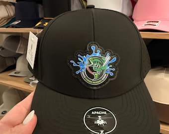 Custom Business Logo Hat | Full Color Patch, Leather Tag, Moisture Wicking Snapback