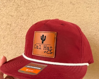 Custom Richardson 256 Leather Patch Hat | Business Logo Headwear