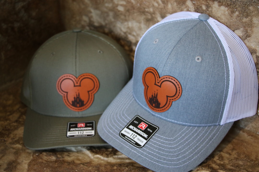 Disney Mickey Hats PACK Mickey Mouse Leather Patch Hat Disney