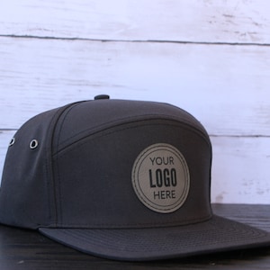 CUSTOM Logo Hat | Mens custom hats | Leather Patch Hat | Custom Leather tags | Business Merch | Bulk Custom Leather patch hat | Bulk Hats