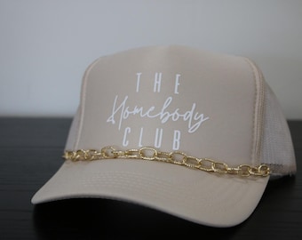Gorra de camionero Homebody / gorras de camionero para mujer / gorra de camión moderna / gorra de camionero de espuma / lindas gorras para mujer / gorras de camionero de espuma modernas