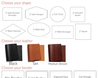 Leather Patches, Leather Patch, Custom Leather Patch, Leather Hat Patch,  Iron on Leather Patch, DIY, Leather Patch Custom, Adhesive Patches 