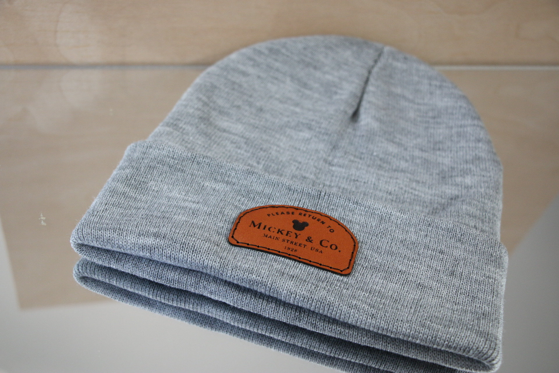 Mickey & Co Leather Patch Beanie | Leather Patches | Mickey  display picture 3