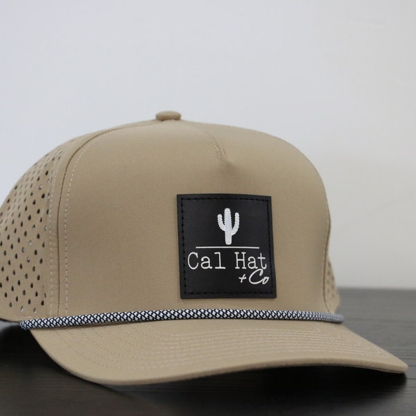 Gorra con el logotipo de Blackhawk personalizada / Gorra con parche de cuero / Etiquetas de cuero personalizadas / Mercancía comercial / Gorra con parche de cuero personalizada al por mayor / Gorras al por mayor para empresas