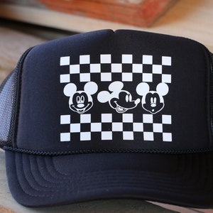 Mickey Mouse Hat | mouse ears | Disney hats for dad | vacation hats | Neutral Disney hats | neautral check | Disneyland hats | park gear