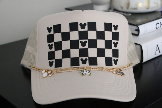 Mickey Mouse Hat | mouse ears | Disney hats for dad | vacation hats | Neutral Disney hats | neautral check | Disneyland hats | park gear