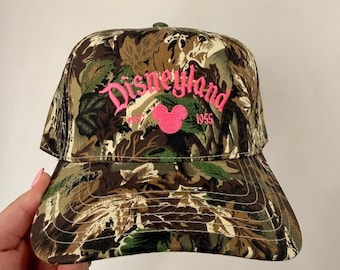 Embroidered Disneyland Camo Trucker Hat | Mouse Ears