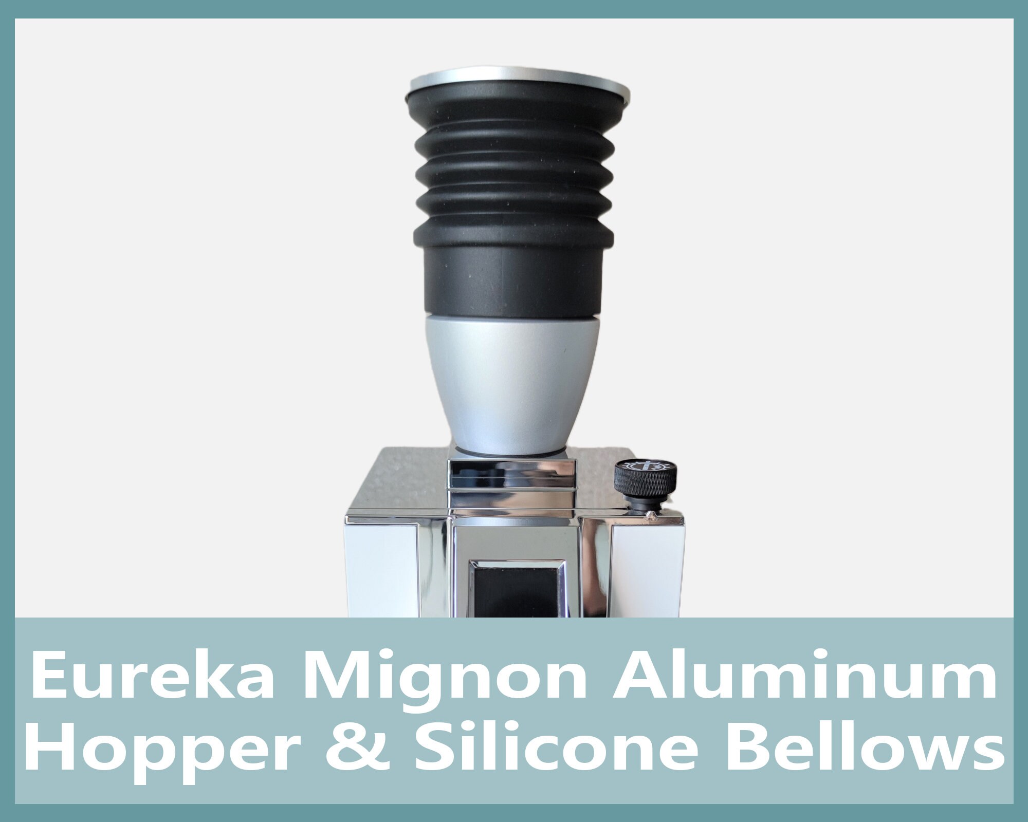 Eureka Mignon Aluminum Metal Hopper and 