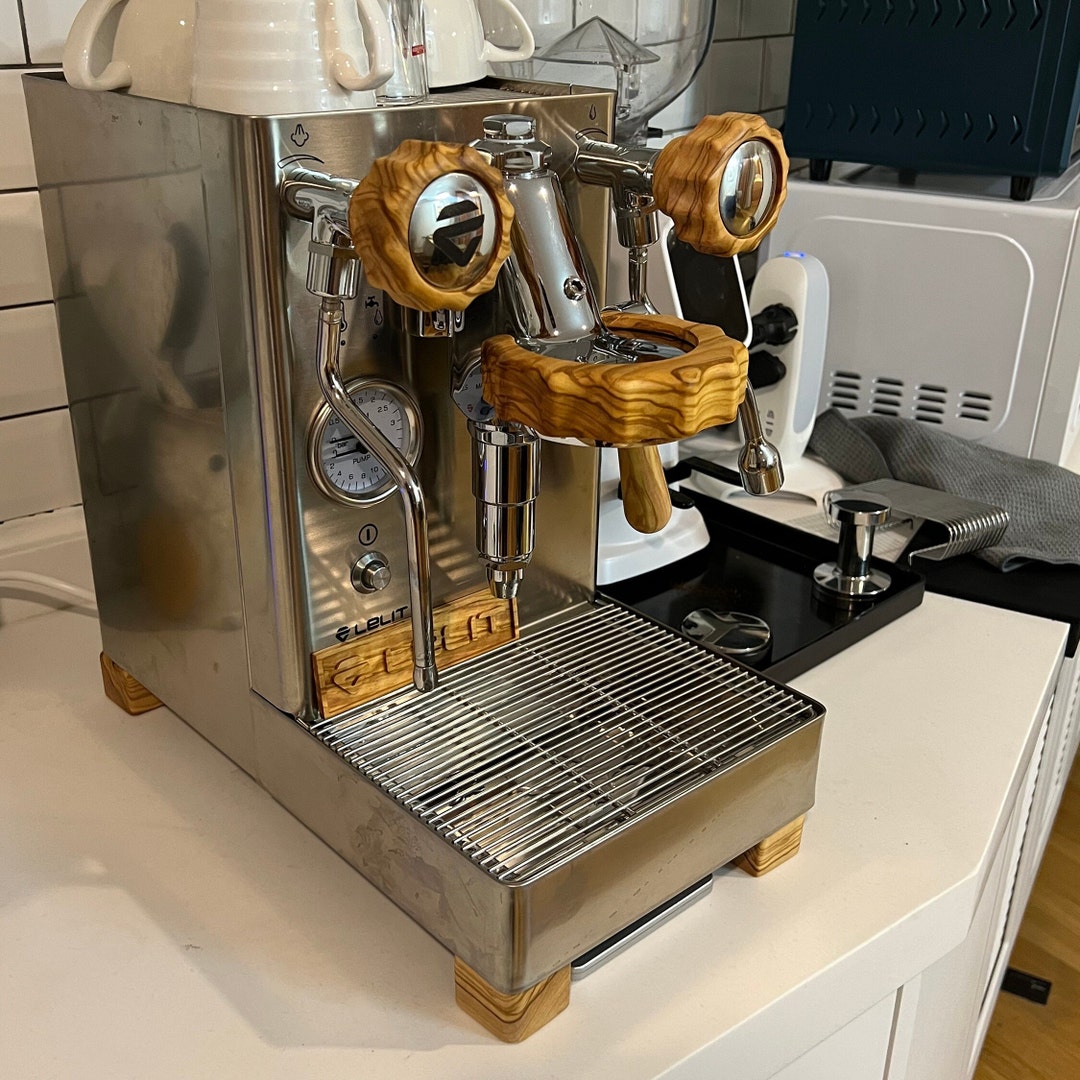 E61 Espresso Machine Anti Burn Wood Group Head Cover Lelit Rocket