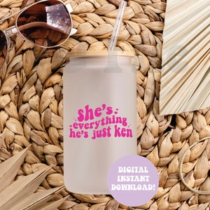 SVG | She&#39;s Everything Ken Doll Love Self Happy Trending Trend Movie Stacie Kelly Pink