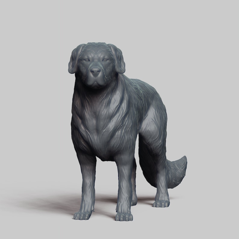 Golden Retriever STL File 3D Print Model V1 Etsy