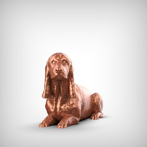 Basset Bleu de Gascogne 3D Print Model Pose 08