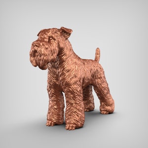 Wheaten terrier STL File 3D Print Model V3