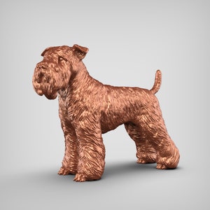 Wheaten terrier STL Bestand 3D Print Model V1