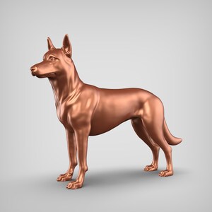 Belgian Malinois STL File 3D Print Model V1