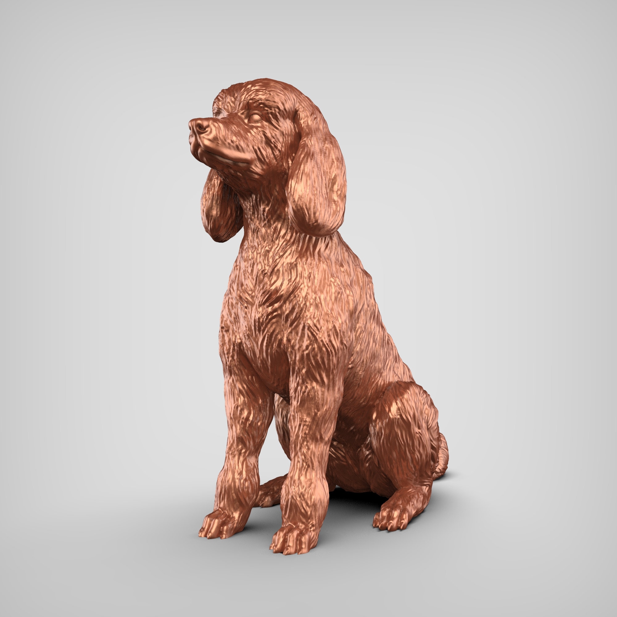 Large Poodle STL File 3D Print Model V2 - Etsy Israel