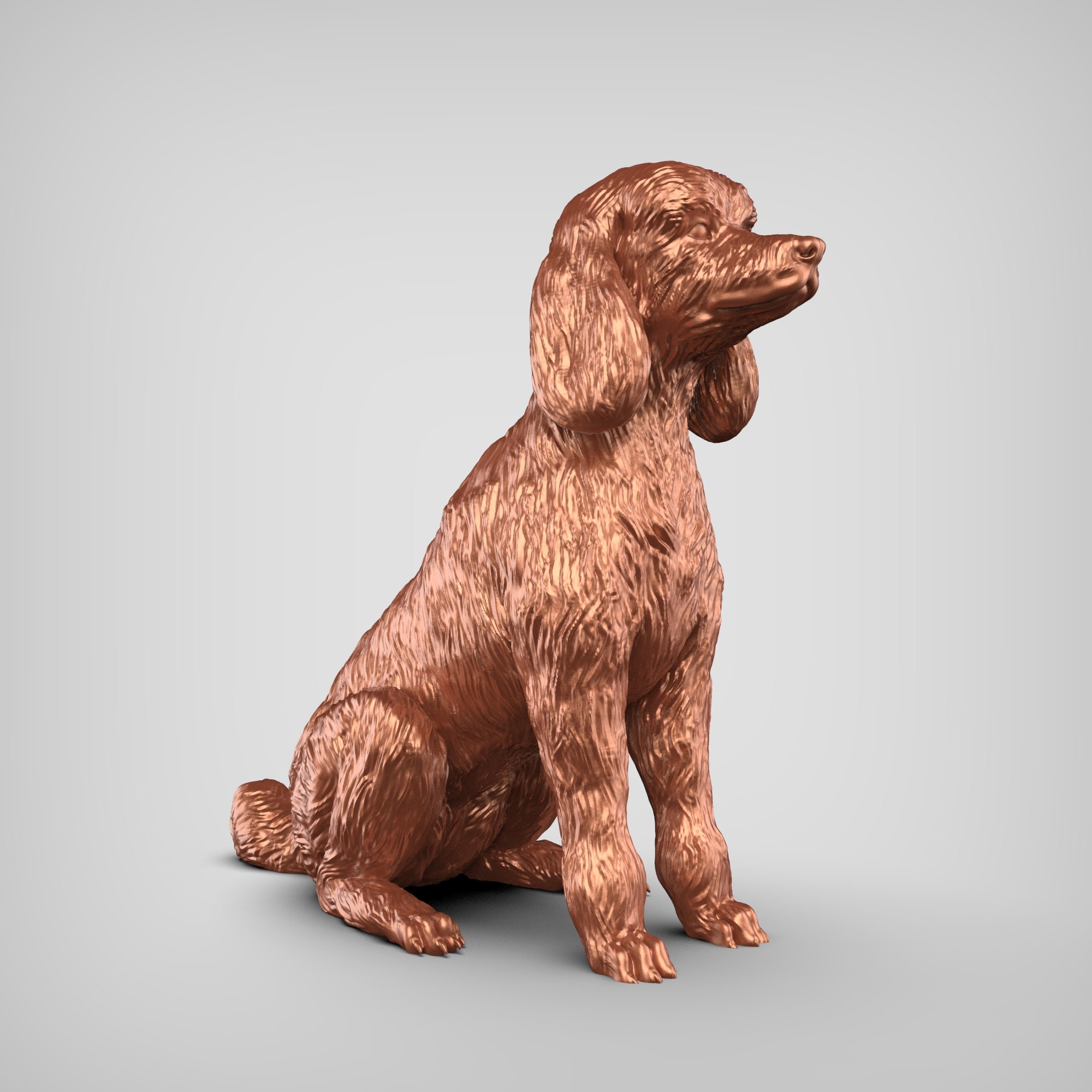Large Poodle STL File 3D Print Model V2 - Etsy