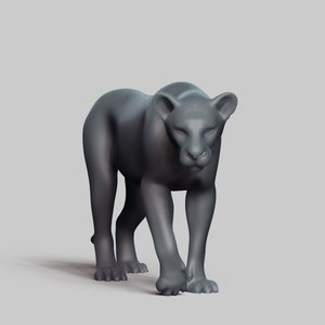 Lioness STL File 3D Print Model Pose 03